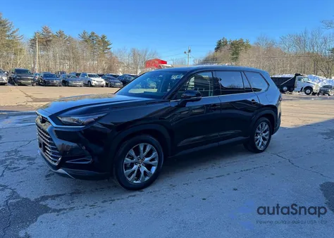 2024 Toyota Grand Highlander Hybrid Limited из США, поврежденный, VIN 5TDACAB5XRS003170